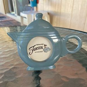 Vintage Fiesta Teapot Picture Frame - Blue